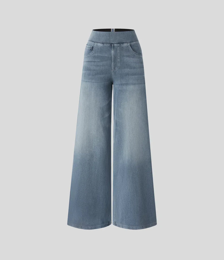 Eva | Pantalon Taille Haute Élastique