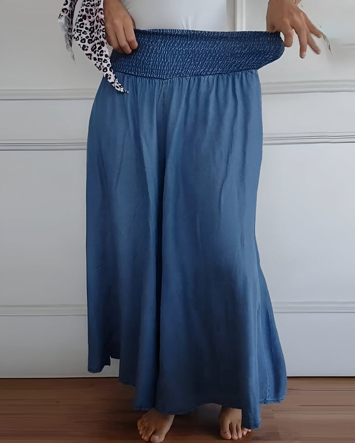 Alva™ | Jupe Longue Confortable à Taille Élastique