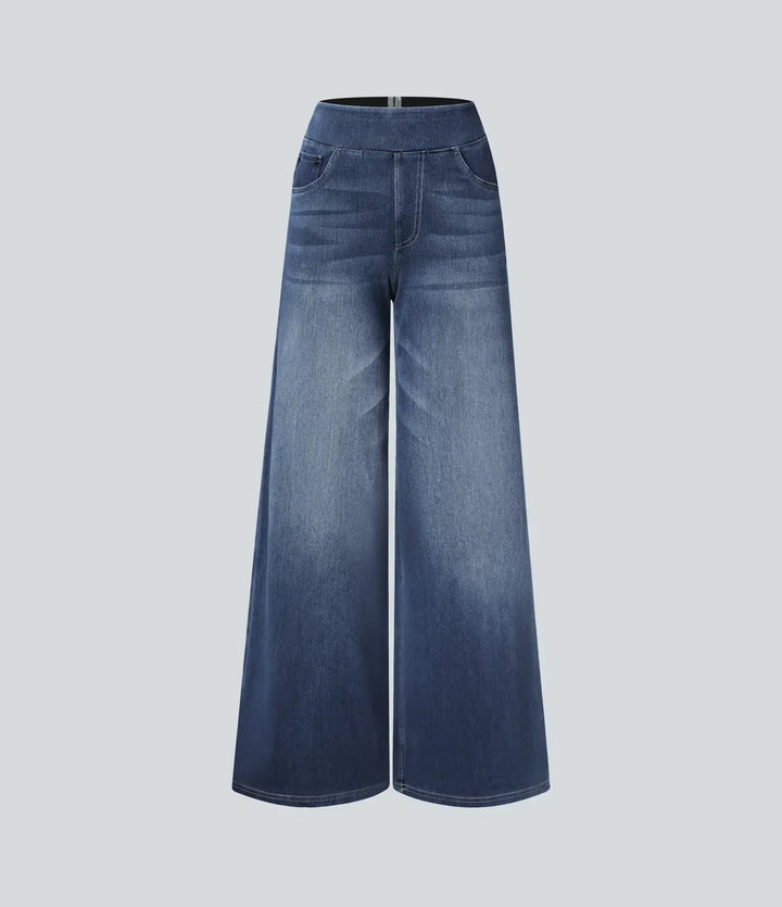Eva | Pantalon Taille Haute Élastique
