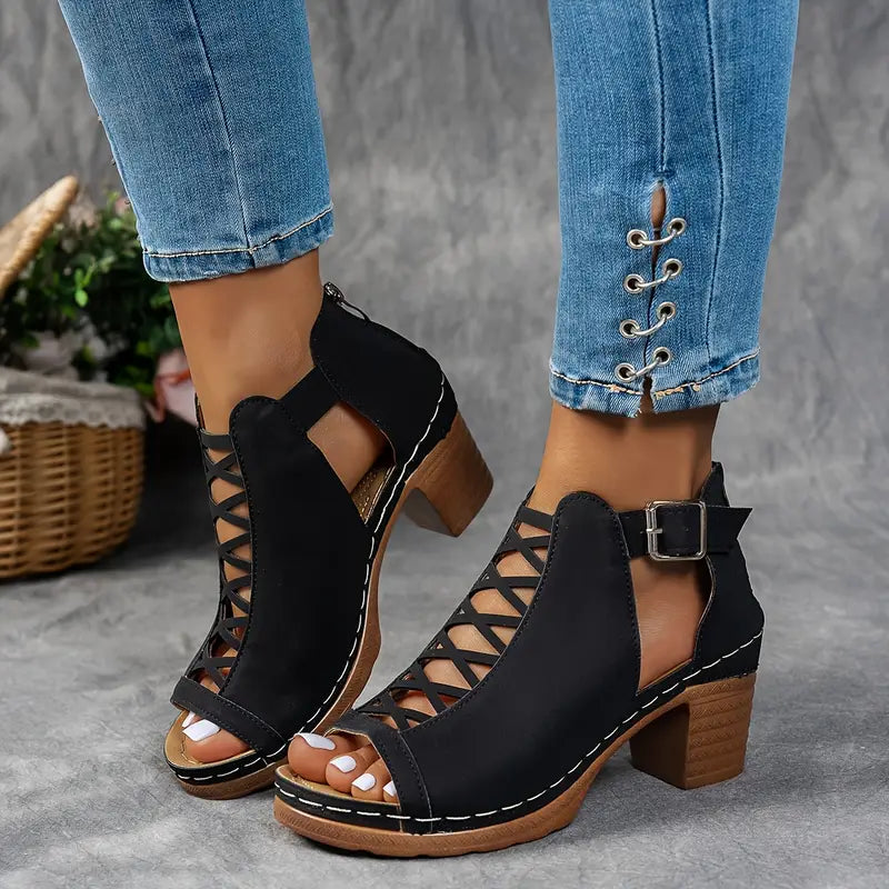 Caril | Orthopedic Stylish High Heel Sandal