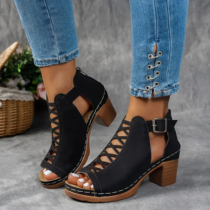 Caril | Orthopedic Stylish High Heel Sandal