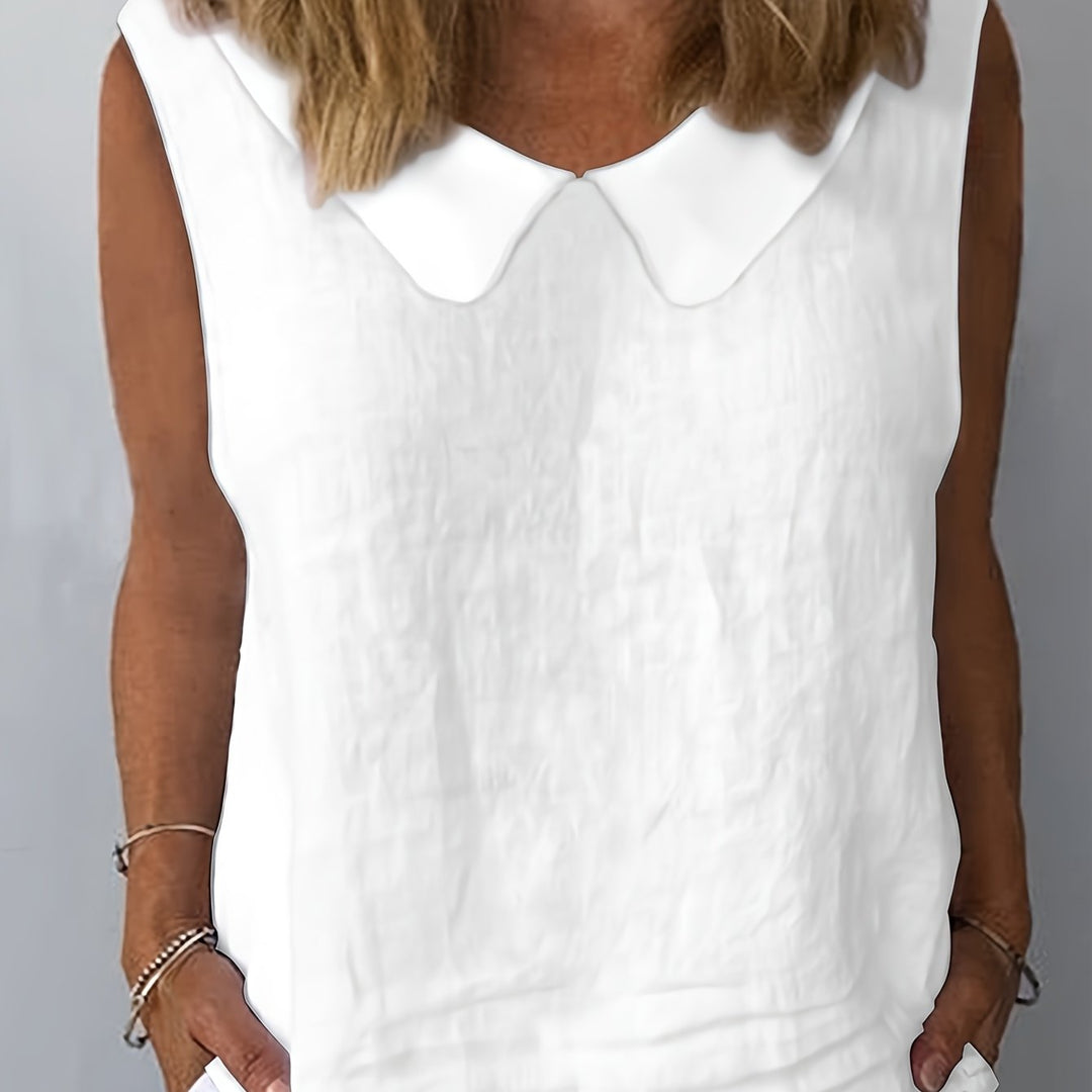 Fara | V-Neck Sleeveless Pullover Vest