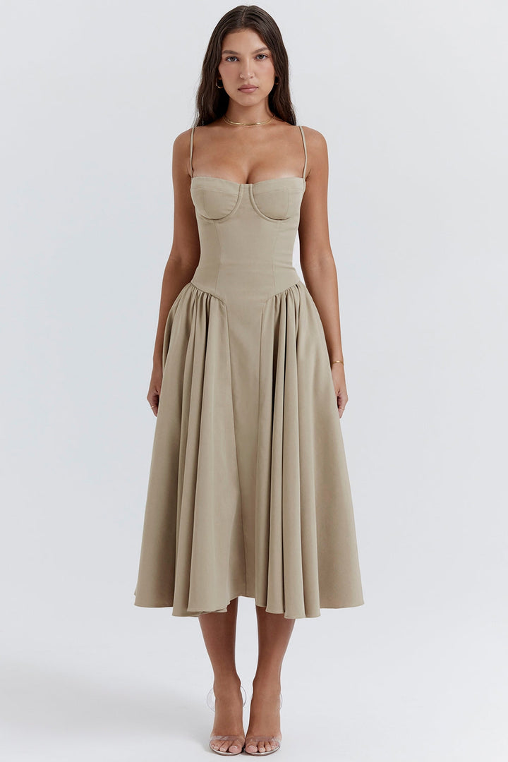 Celine | Midi Corset Dress