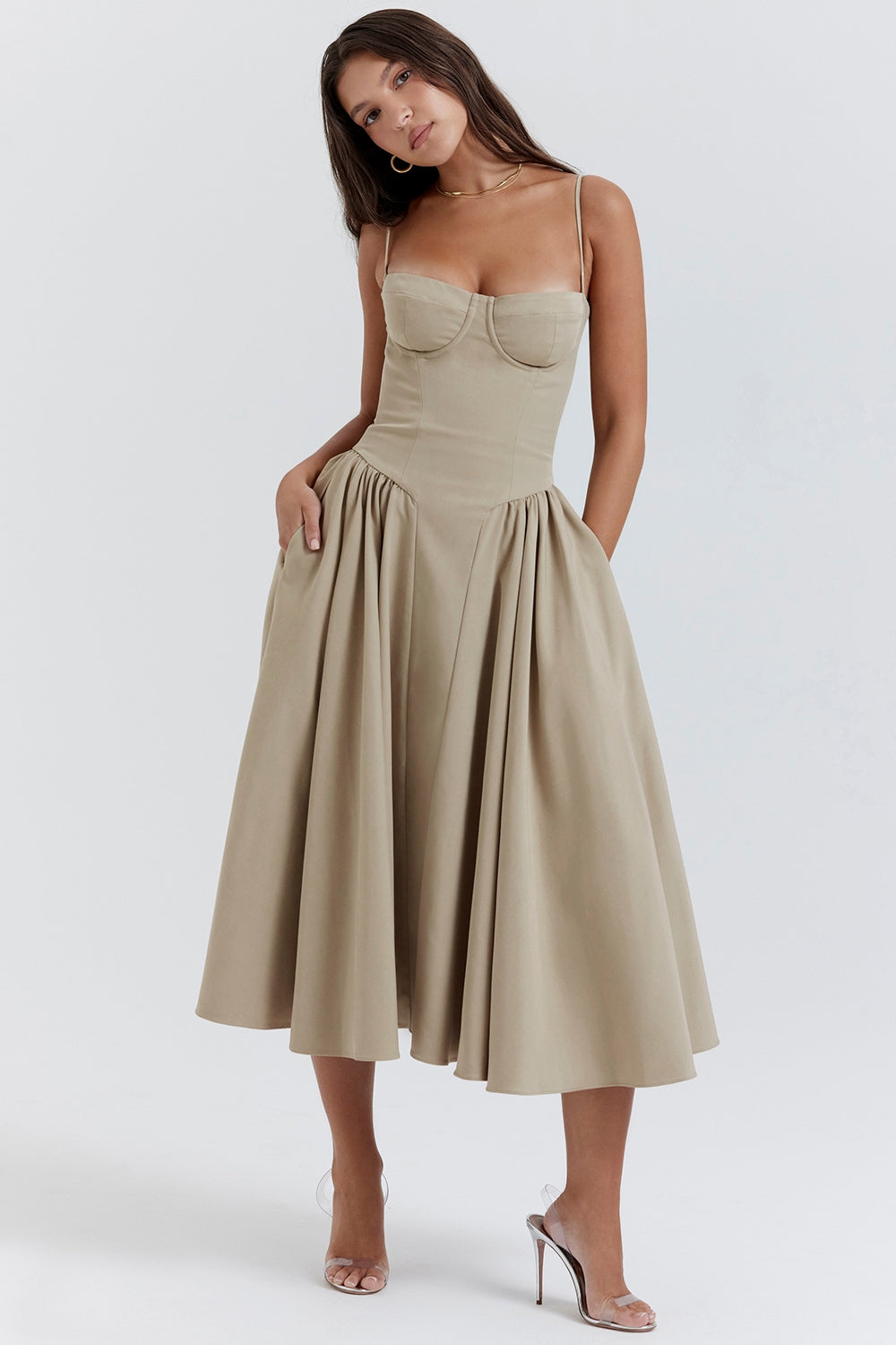 Celine | Midi Corset Dress