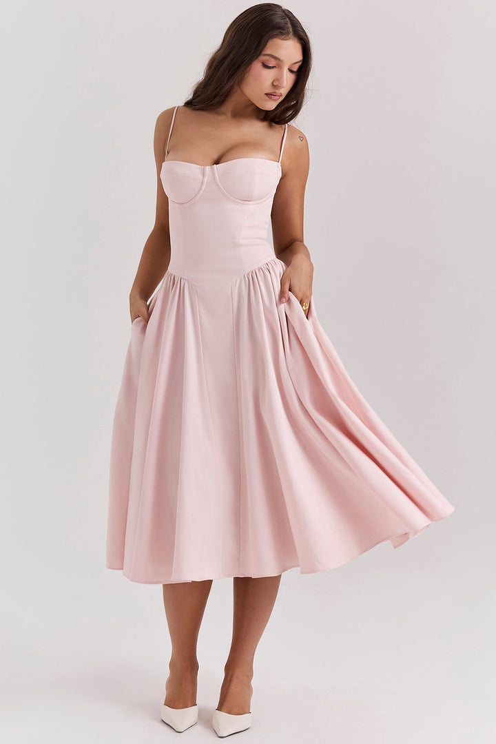 Celine | Midi Corset Dress