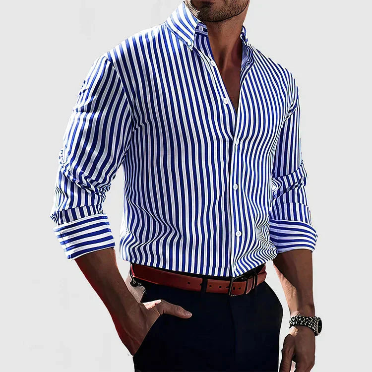 TOBE™ - Bold Striped Confidence Shirt