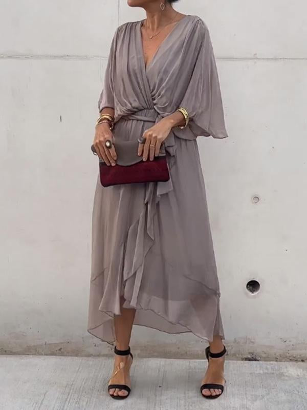 Thyra - Robe Midi à Col V