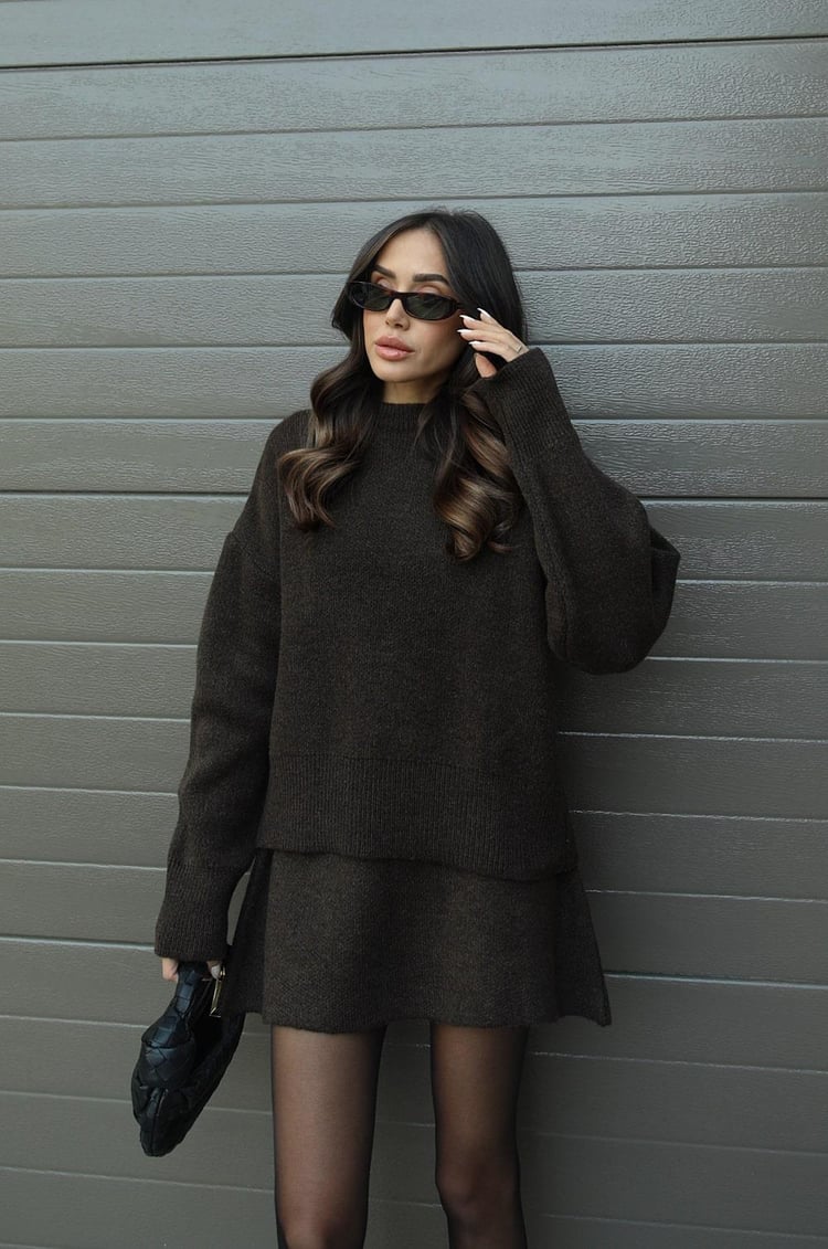 BELLA | Ensemble Tricot Doux 2 Pièces
