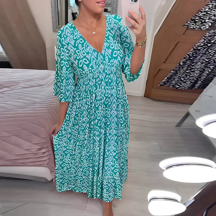 Frieda | Breezy V-Neck Summer Dress
