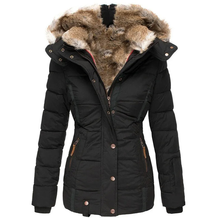 Dupont™ | Manteau d'hiver chaud avec doublure en fausse fourrure