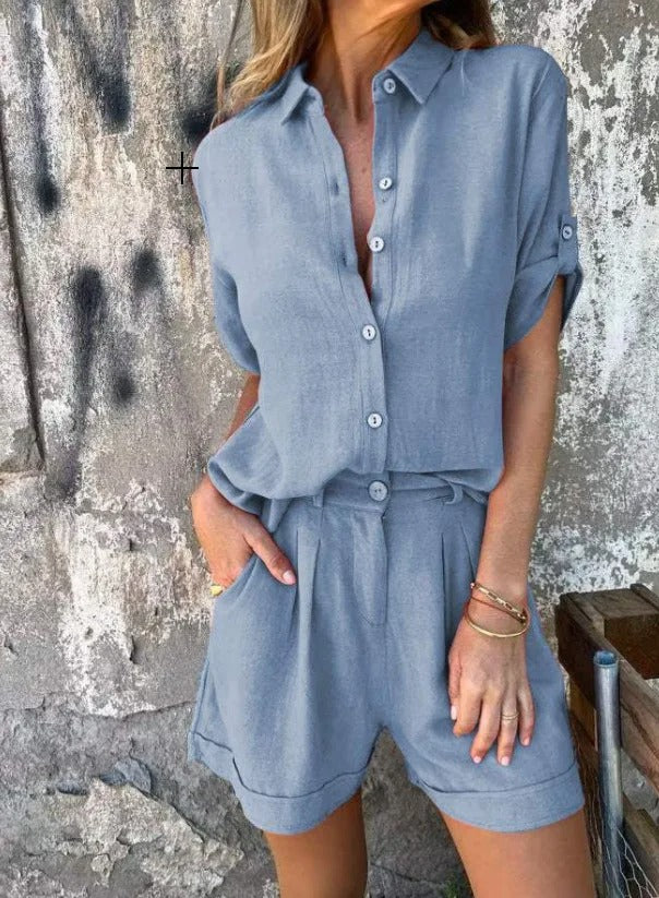Camille™ | Elegant Lightweight Linen Set Linnea