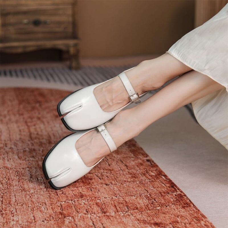 Enzo&Rosa™| Martha Leather Mary Janes