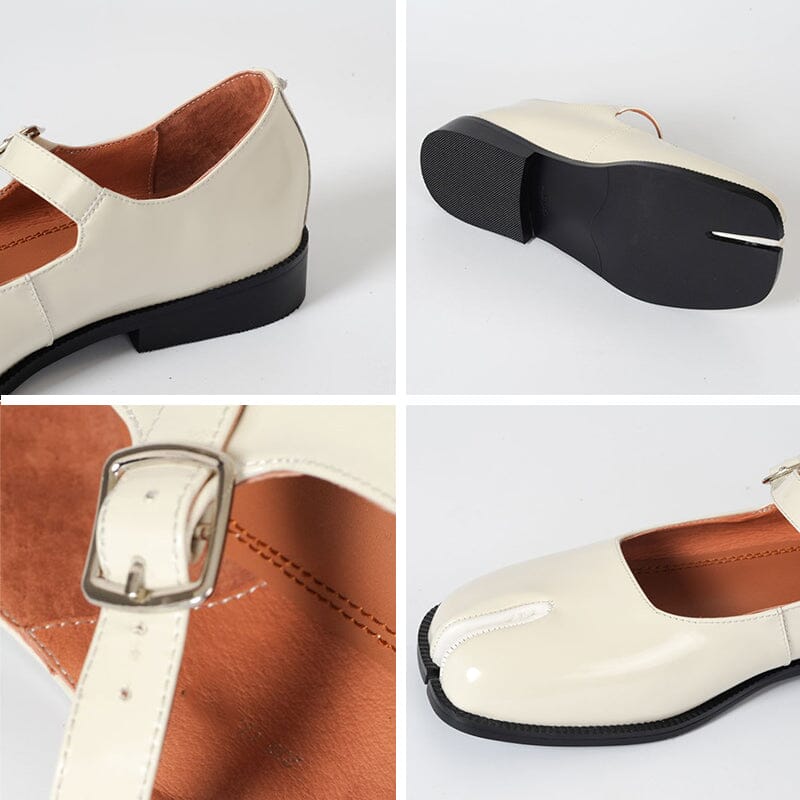 Enzo&Rosa™| Martha Leather Mary Janes