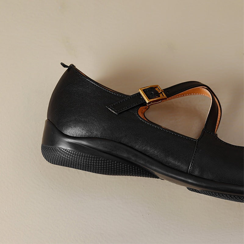 Enzo&Rosa™| Edith Leather Mary Janes