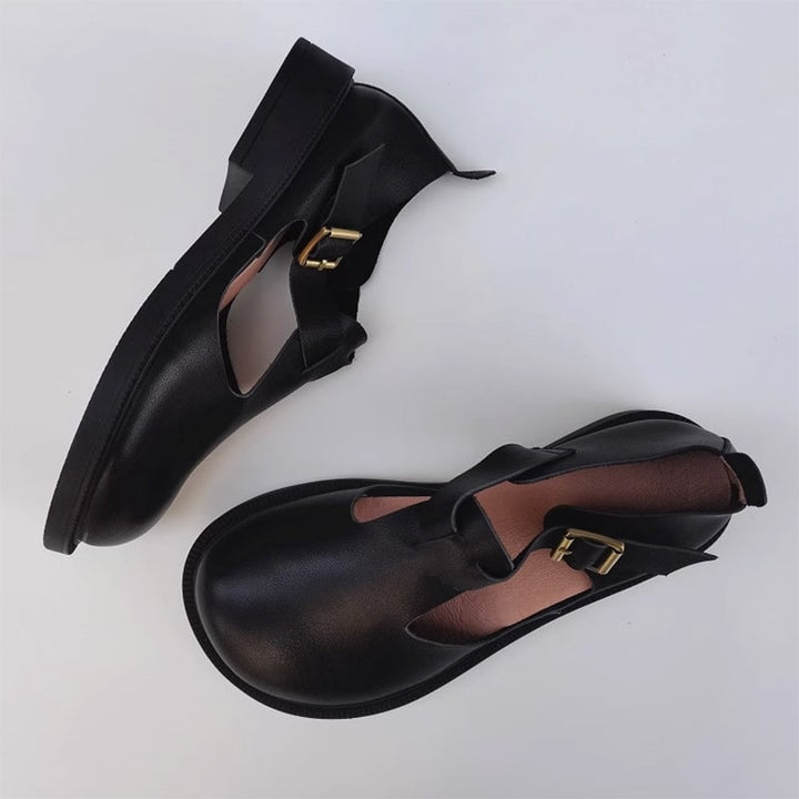 Enzo&Rosa™| Colette Leather Mary Janes