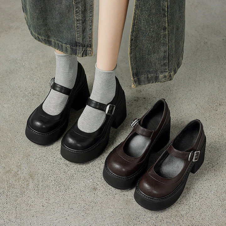 Enzo&Rosa™| Pela Leather Pumps