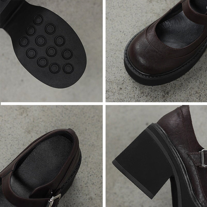 Enzo&Rosa™| Pela Leather Pumps