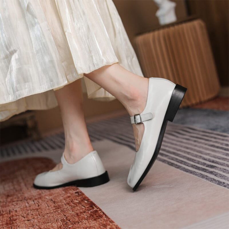 Enzo&Rosa™| Martha Leather Mary Janes