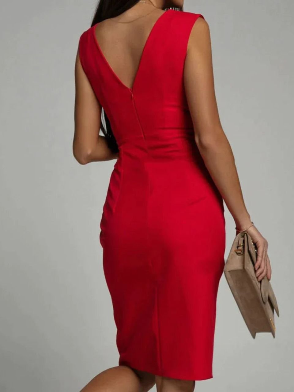 Elegant V-Neck Dress