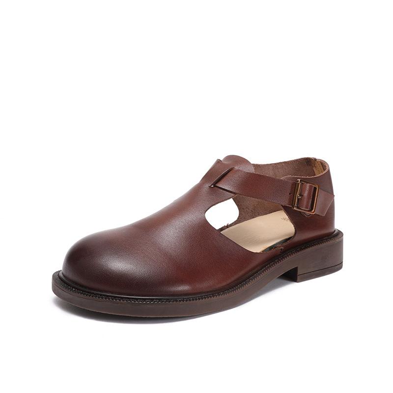 Enzo&Rosa™| Colette Leather Mary Janes