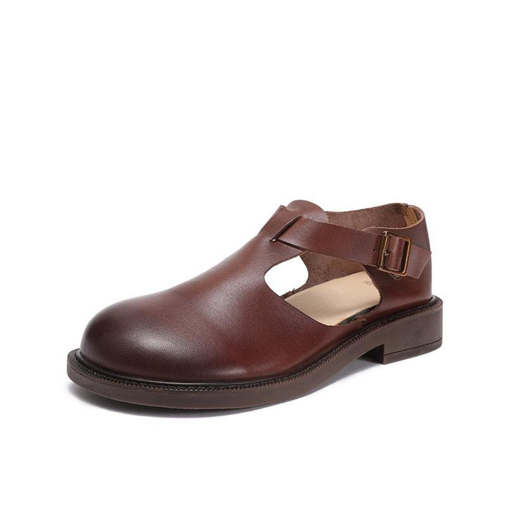 Enzo&Rosa™| Colette Leather Mary Janes