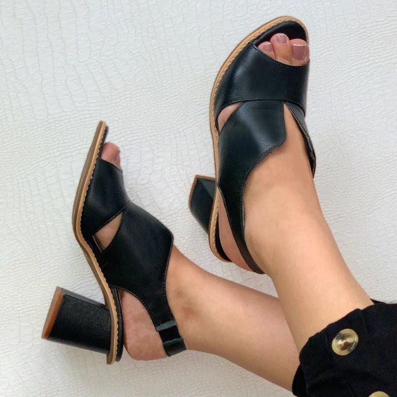 Chic Open-Toe Heels