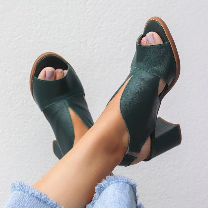 Chic Open-Toe Heels