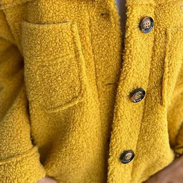 Dion™ - Veste Courte en Laine avec Col Revers