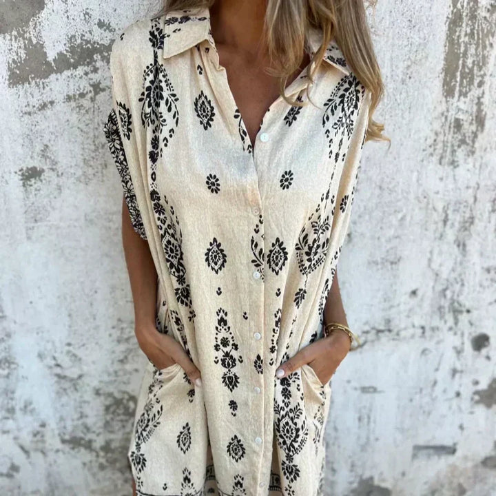 Alina | Lightweight Summer Dress Featuring Convenient Pockets