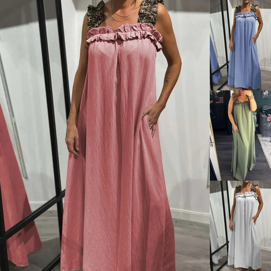 Tabea | Sleeveless Casual Dress Featuring Pockets