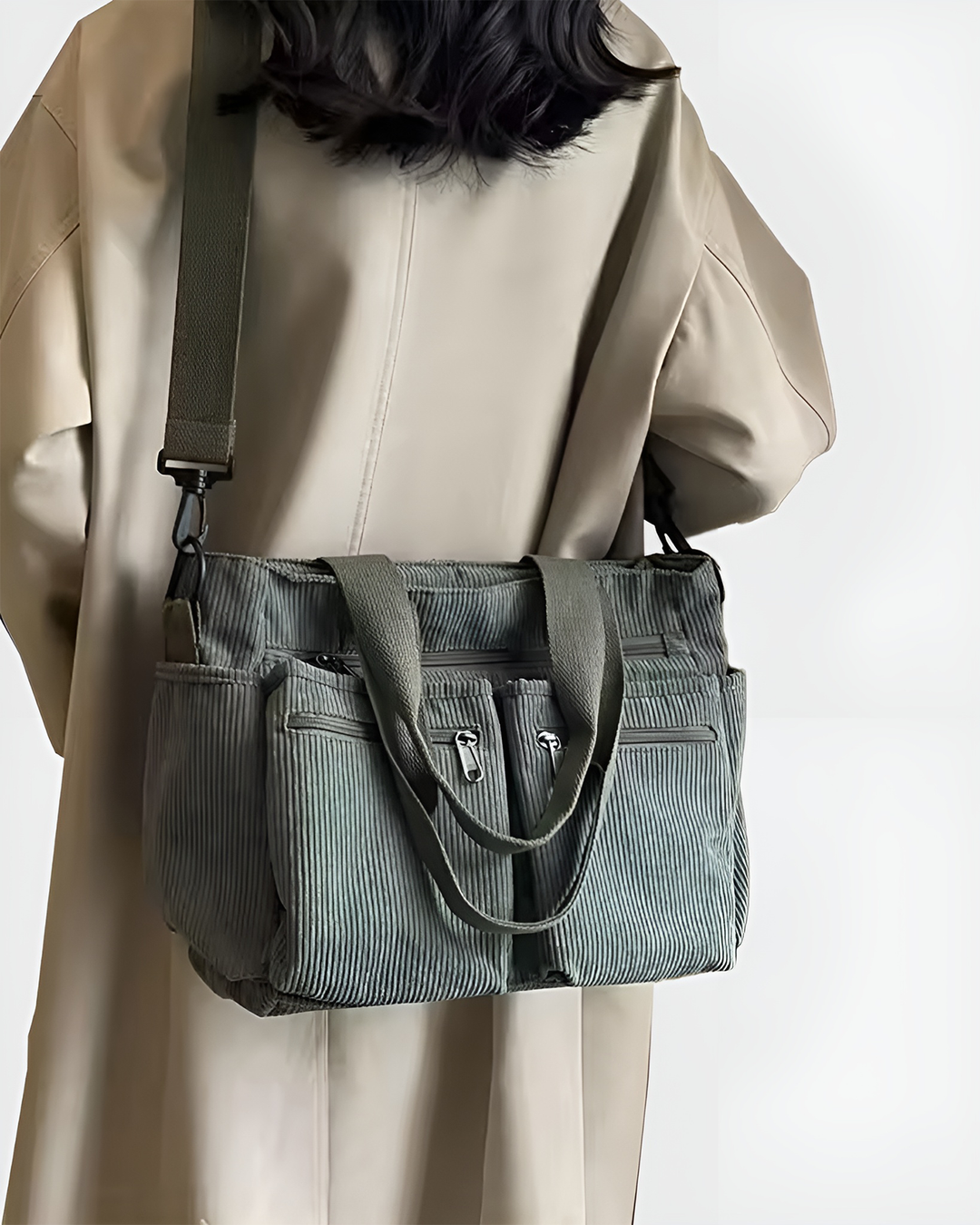 Urban Cord Backpack | Tote Bag