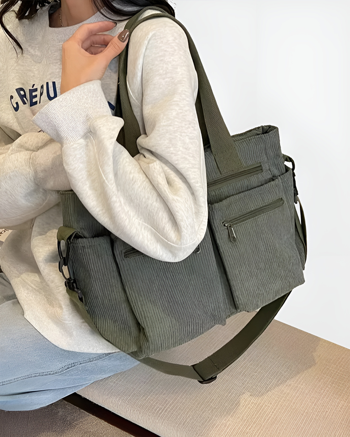 Urban Cord Backpack | Tote Bag