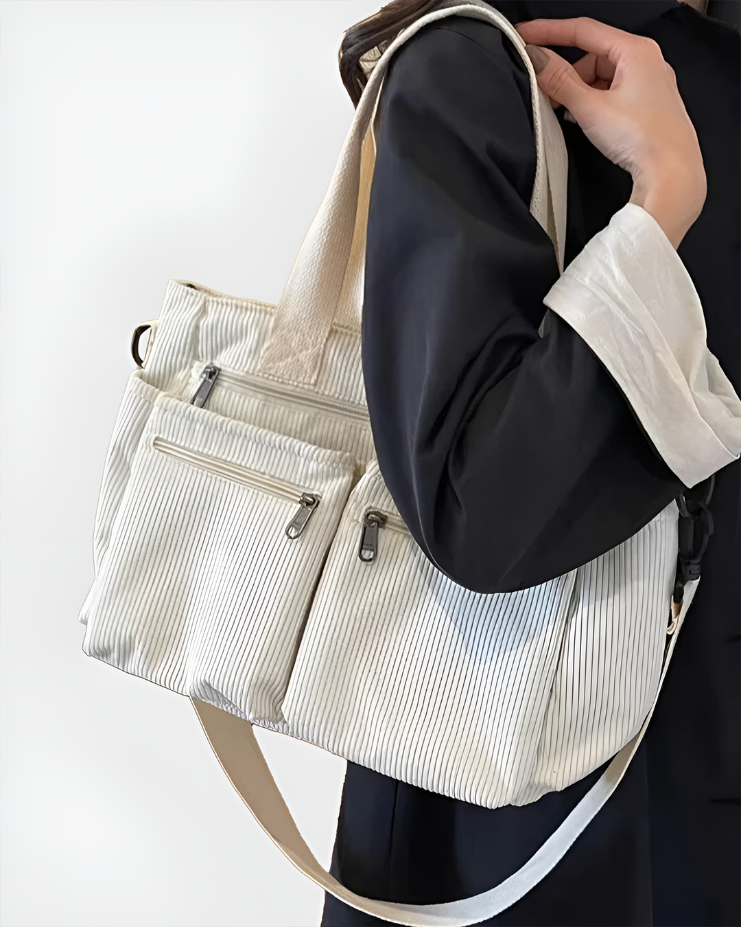 Urban Cord Backpack | Tote Bag