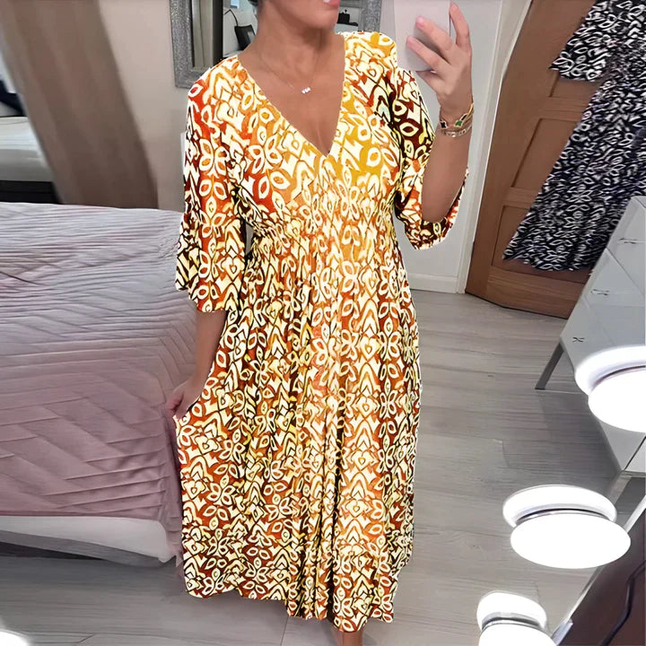 Frieda | Breezy V-Neck Summer Dress